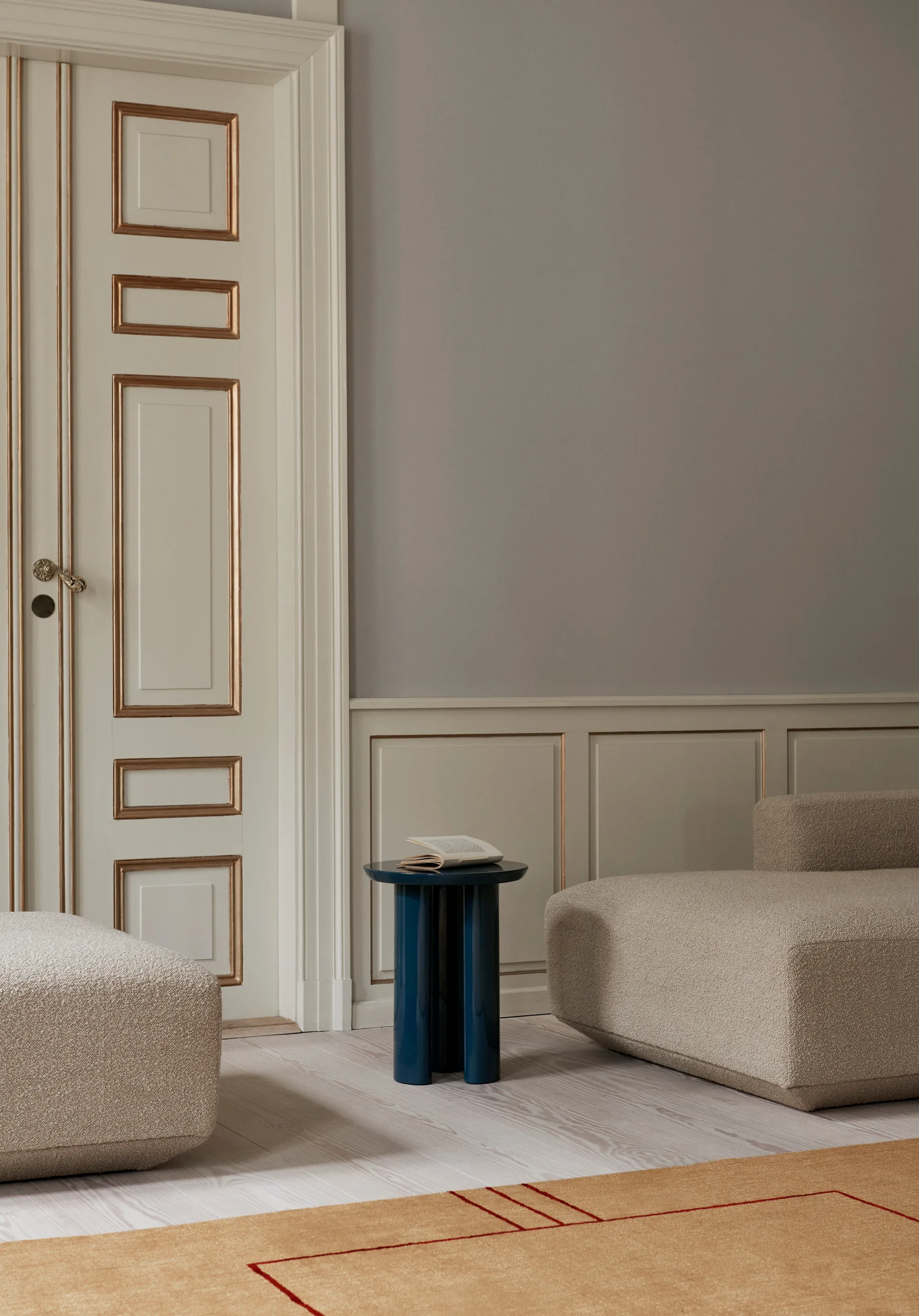 Tung JA3 bijzettafel, Steel blue &Tradition