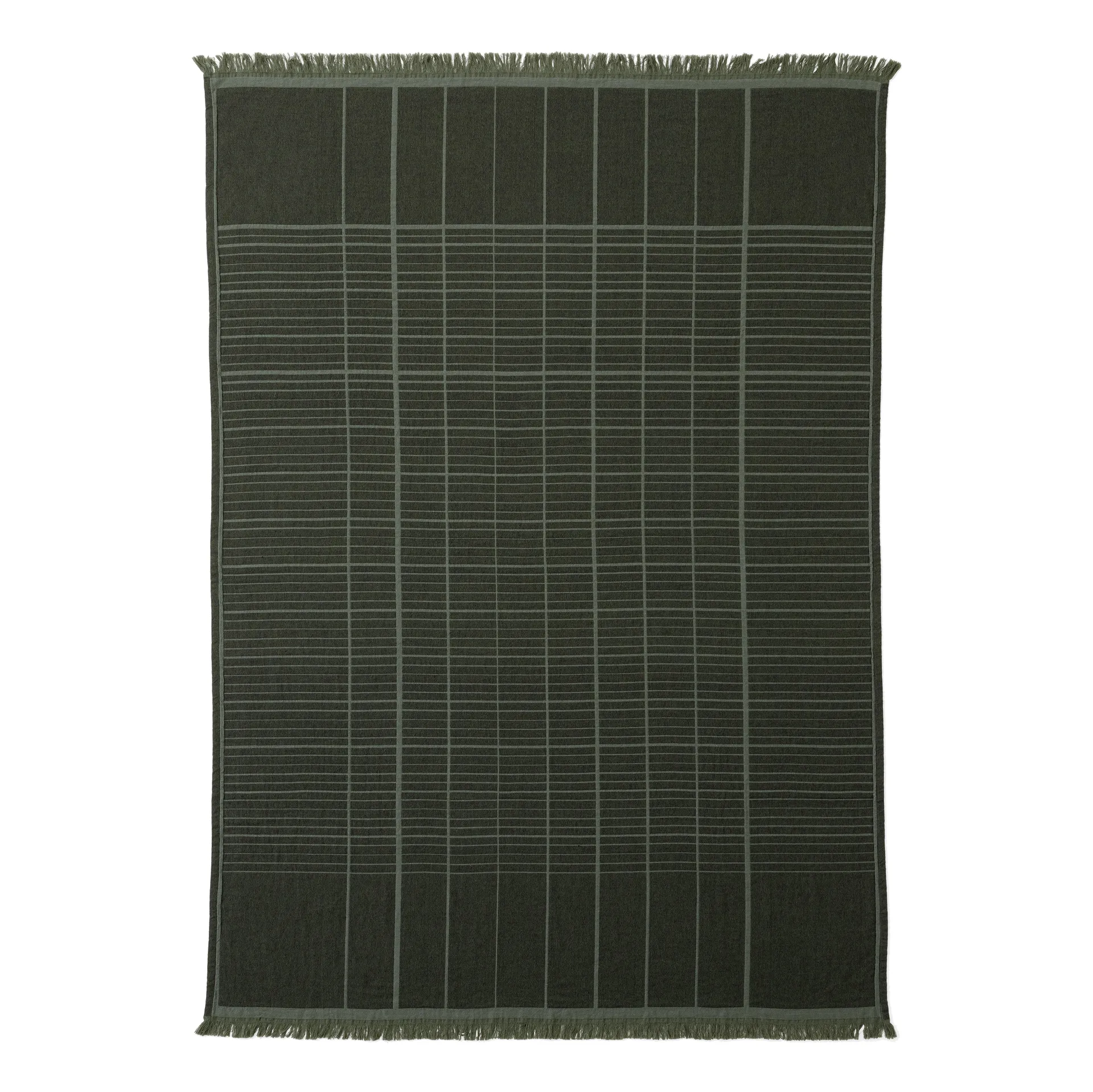 Untitled AP10 plaid 150x210 cm, Dark green &Tradition