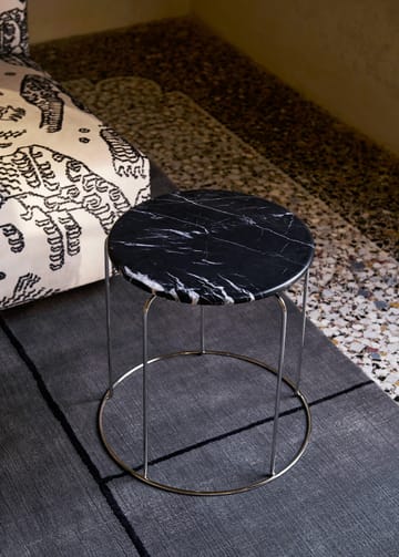 Wire Stool VP11 bovenblad Ø38 cm - Marmer Nero Marquina - &Tradition