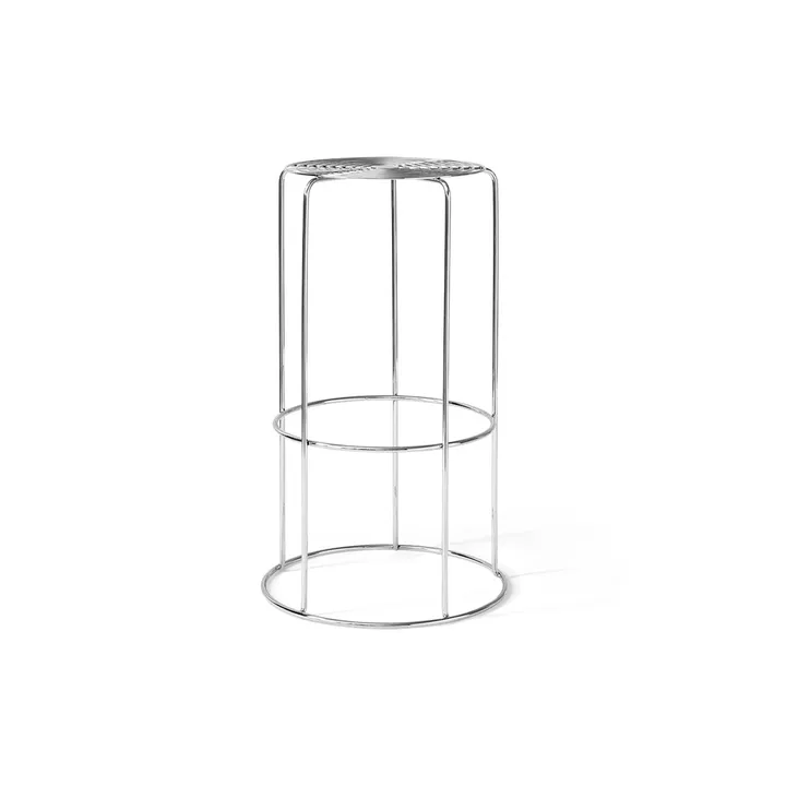 Wire VP16 barkruk - Roestvrij staal, 75 cm - &Tradition