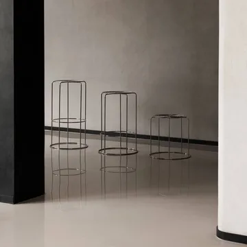 Wire VP16 barkruk - Roestvrij staal, 75 cm - &Tradition