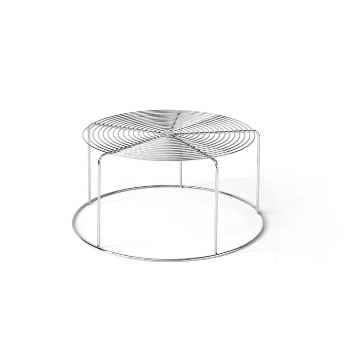 Wire VP17 salontafel - Roestvrij staal, Ø74x36 cm - &Tradition