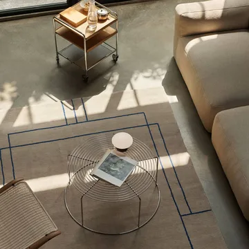 Wire VP17 salontafel - Roestvrij staal, Ø74x36 cm - &Tradition