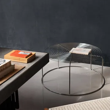 Wire VP17 salontafel - Roestvrij staal, Ø74x36 cm - &Tradition