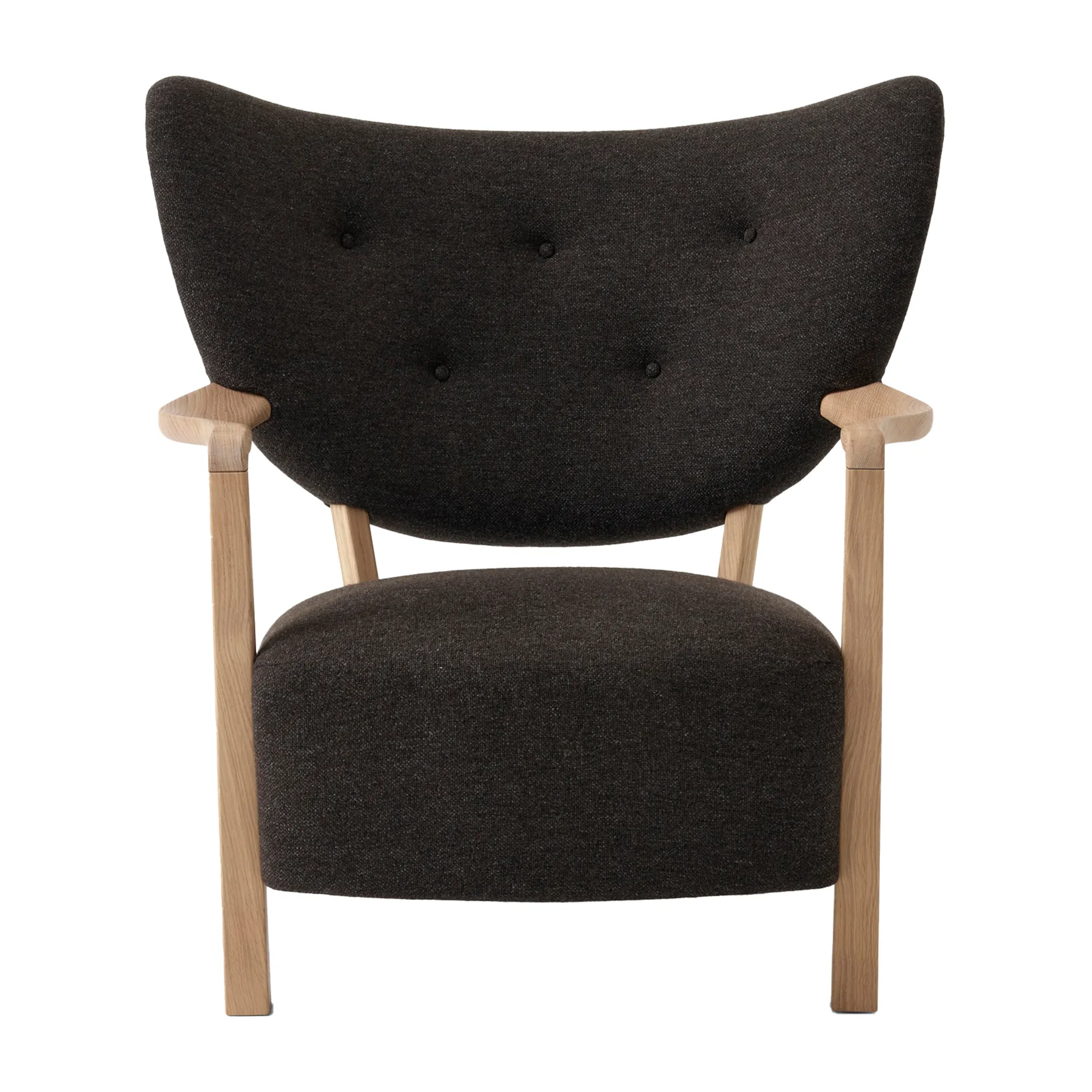 Wulff Lounge Chair ATD2 fauteuil, Geolied eikenhout-Hallingdal &Tradition
