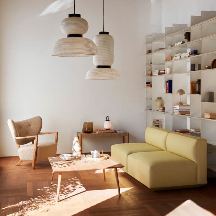 Wulff Lounge Chair ATD2 fauteuil, Geolied eikenhout-Karakorum &Tradition