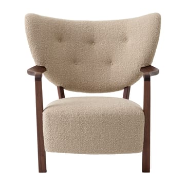 Wulff Lounge Chair ATD2 fauteuil - Geolied walnoot-Karakorum - &Tradition