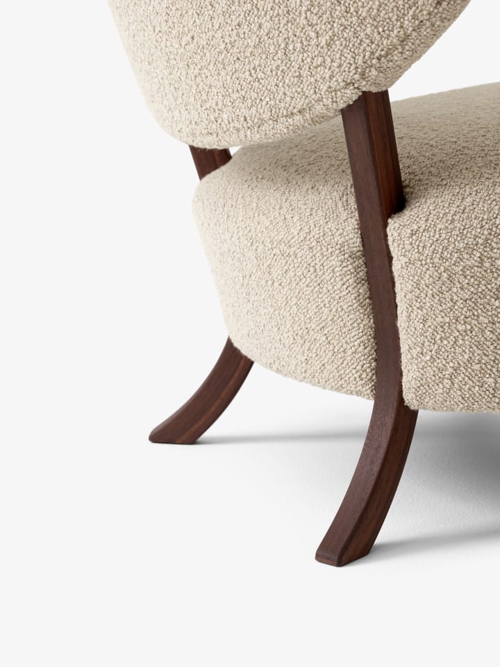 Wulff Lounge Chair ATD2 fauteuil, Geolied walnoot-Karakorum &Tradition