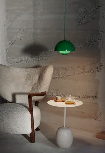 Wulff Lounge Chair ATD2 fauteuil - Geolied walnoot-Moonlight - &Tradition