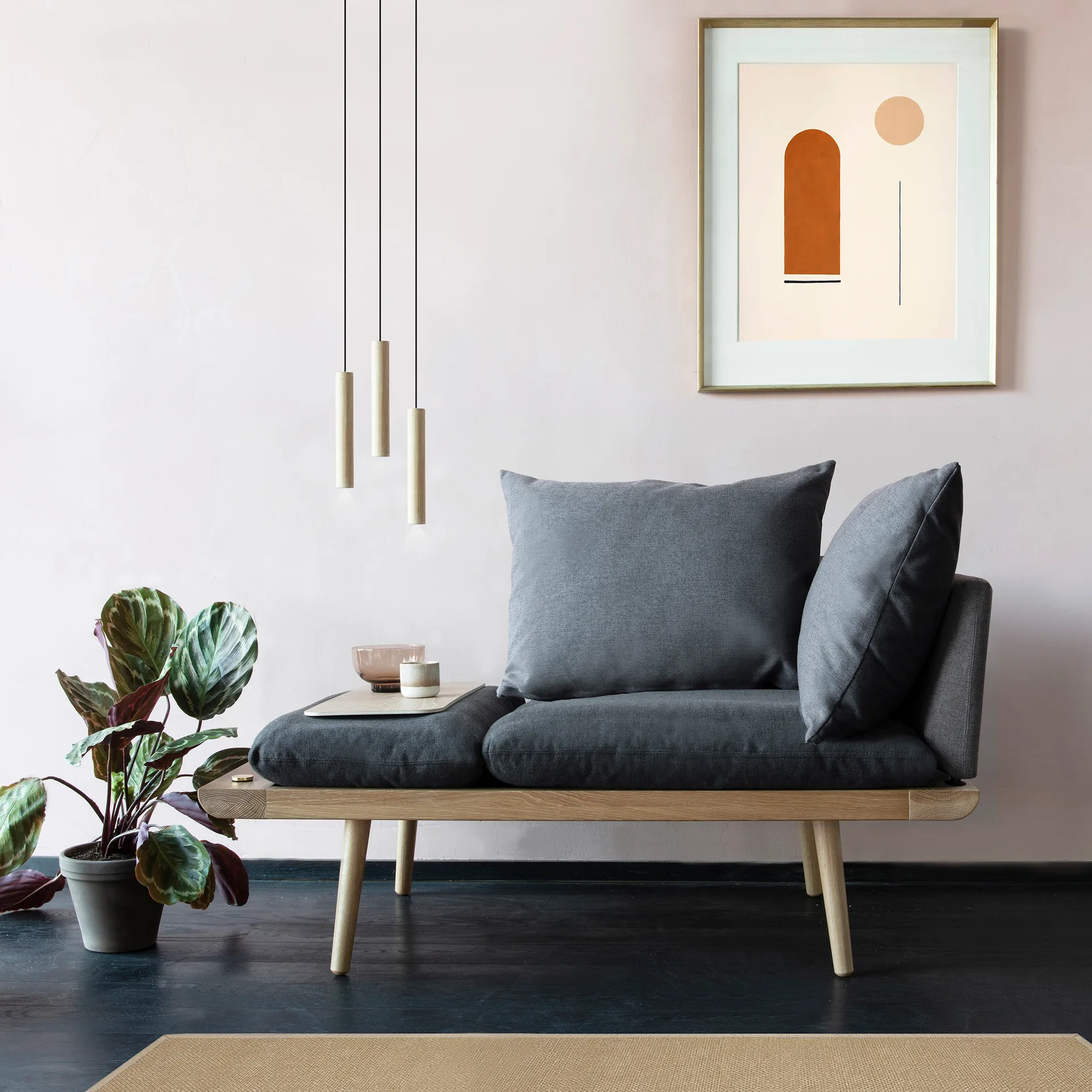 3 klokkenspellen lamp, eiken Umage