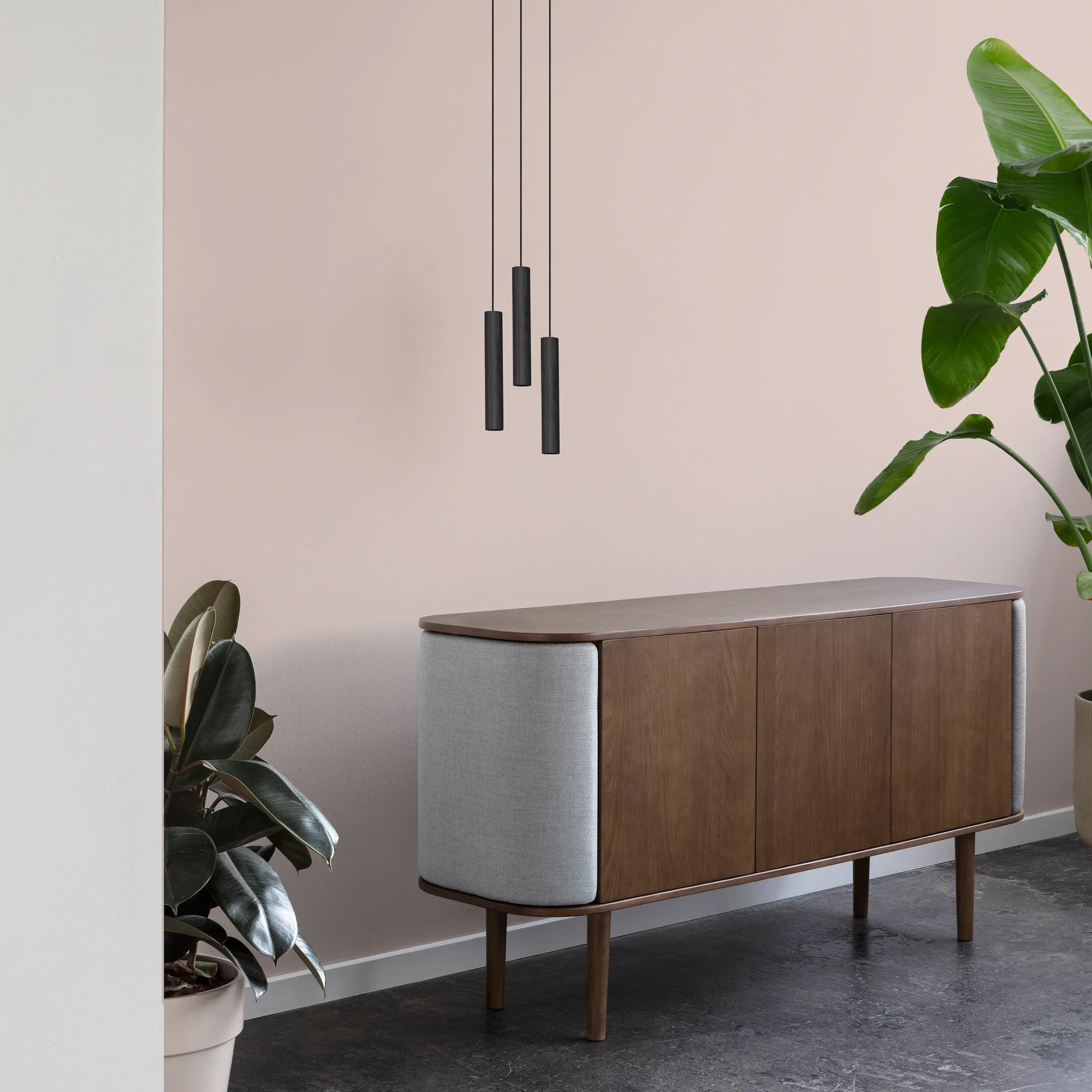 3 klokkenspellen lamp, zwart Umage