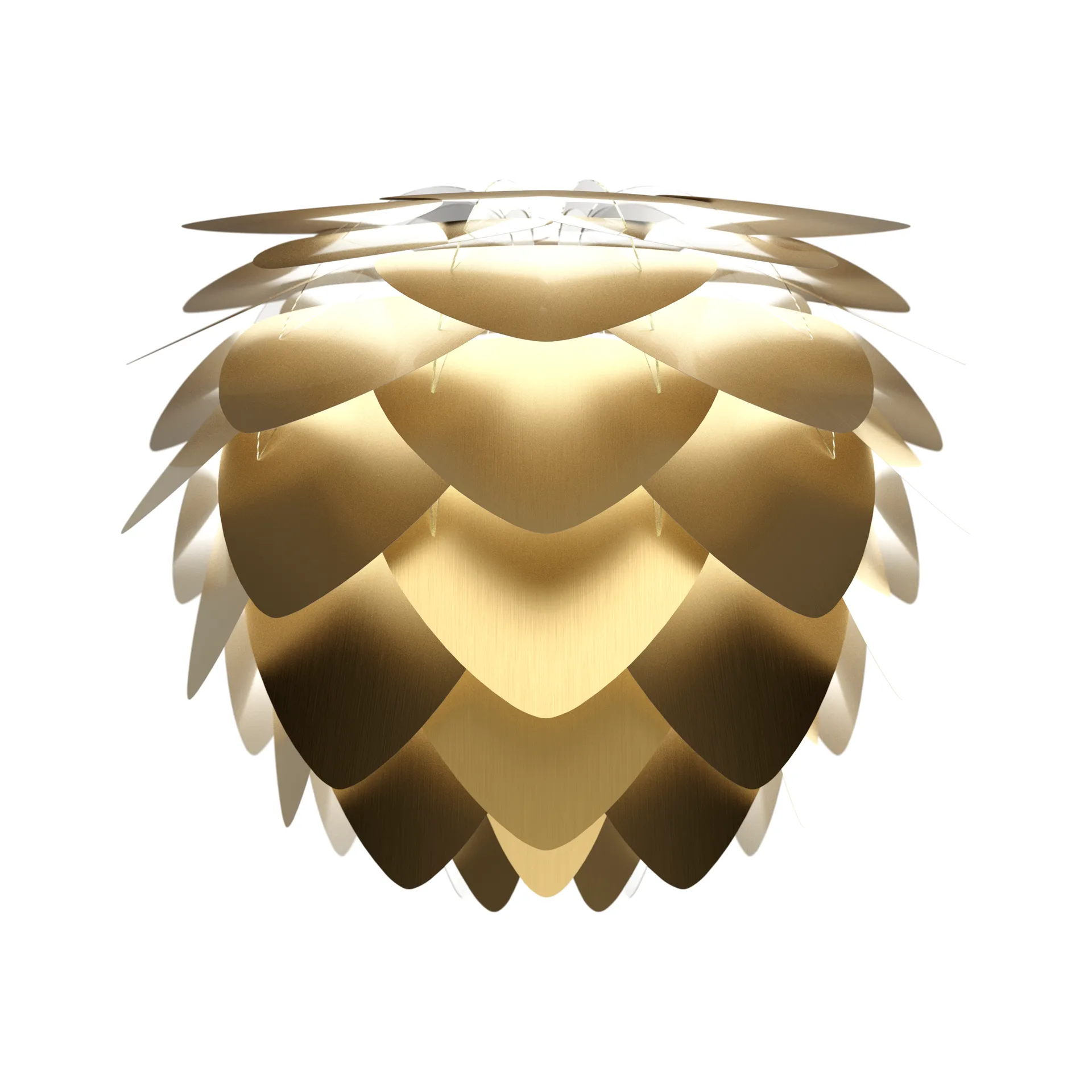 Aluvia lamp geborsteld messing, 40 cm Umage