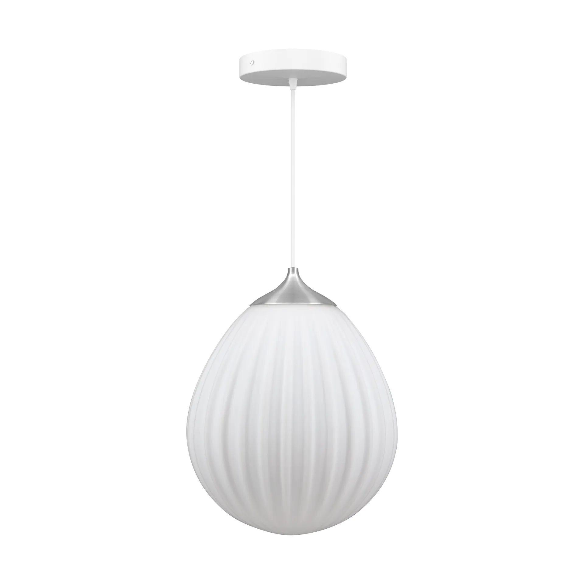 Around The World hanglamp mini, Geborsteld staal Umage