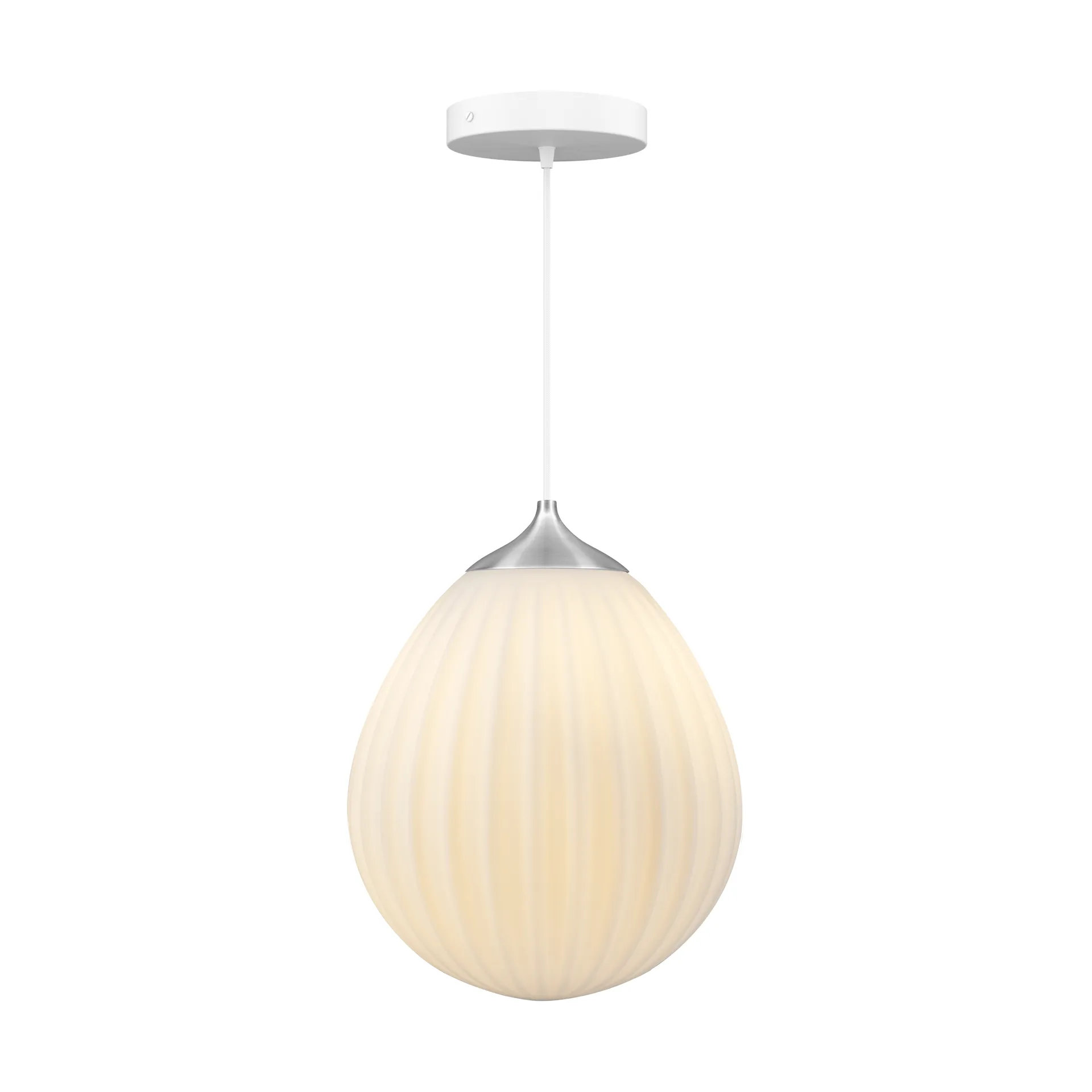 Around The World hanglamp mini, Geborsteld staal Umage