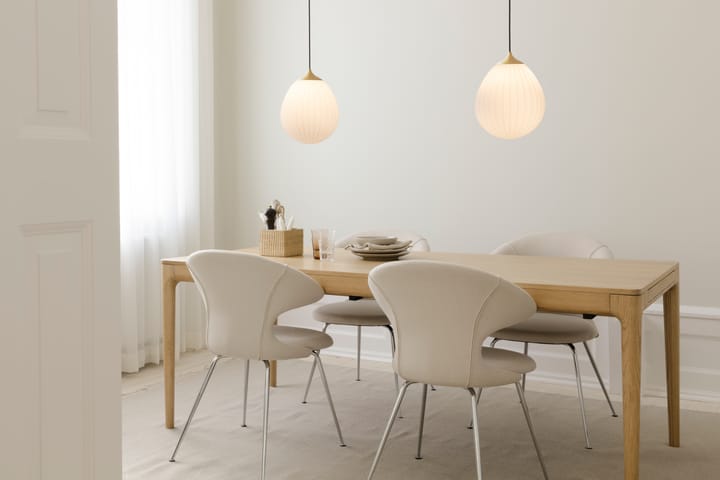 Around The World lampenkap hanglamp wit, Geborsteld messing Umage