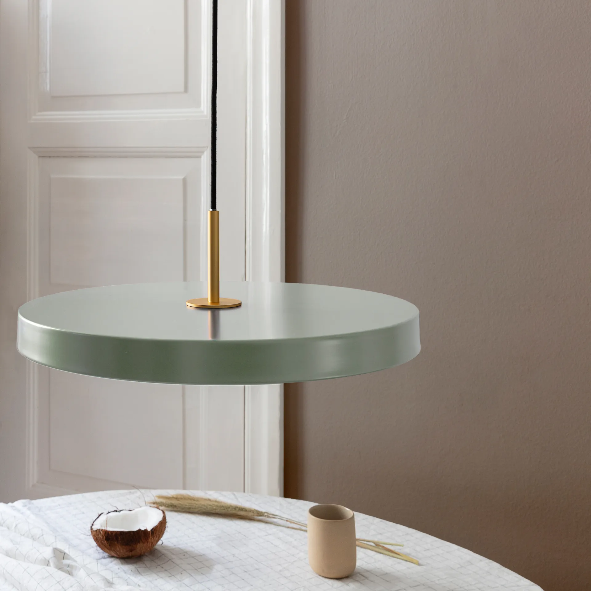 Asteria hanglamp, Nuance olive Umage