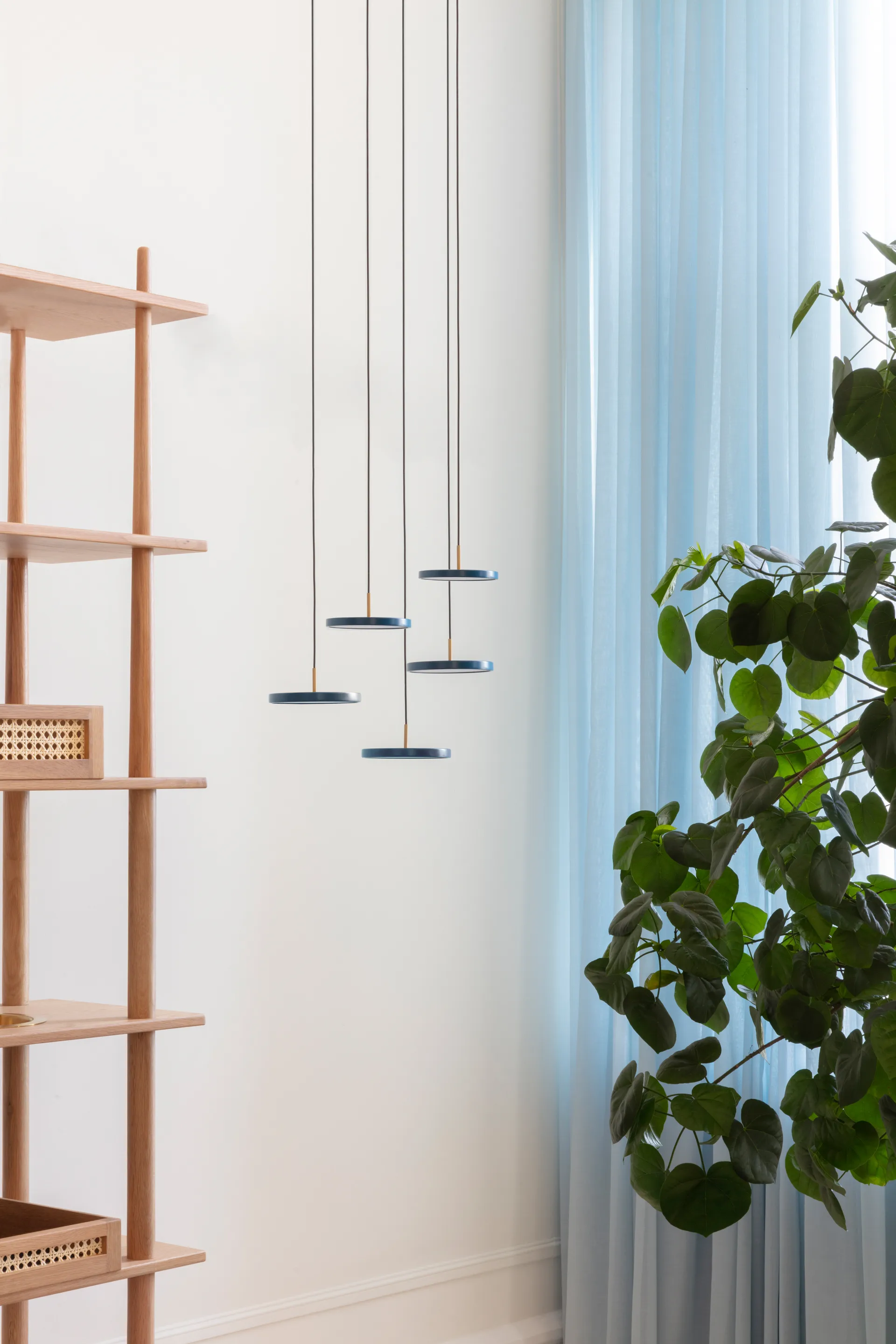 Asteria Micro hanglamp, Petrol Blue Umage