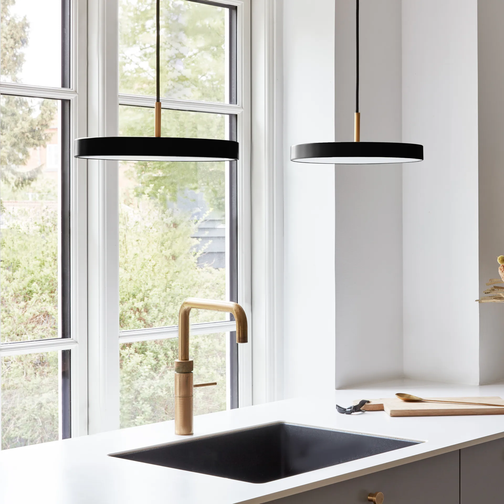 Asteria Mini plafondlamp, Black Umage