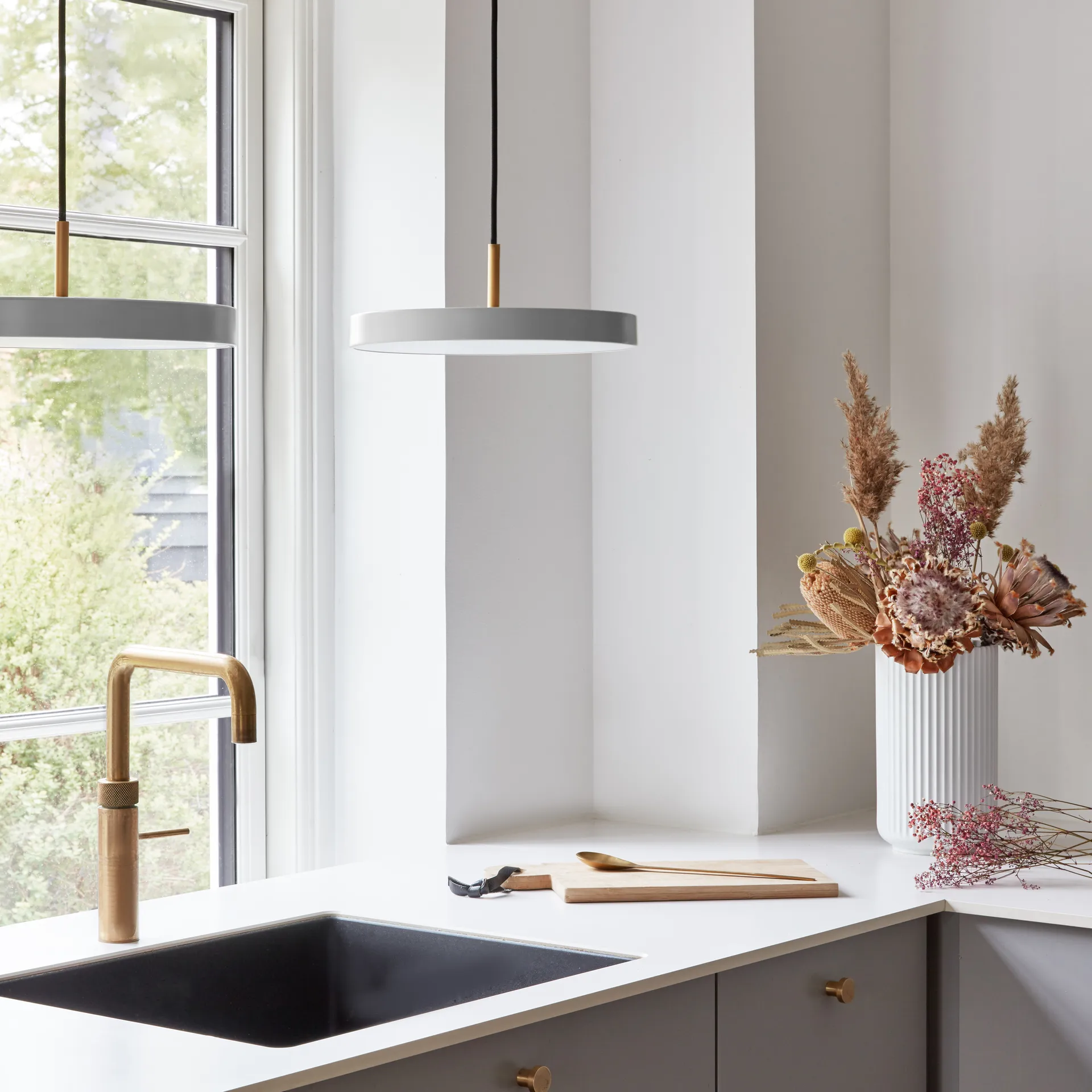 Asteria Mini plafondlamp, Nuance mist Umage