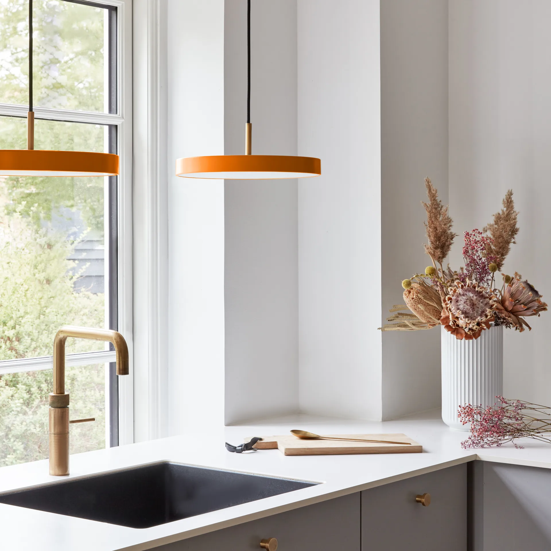 Asteria Mini plafondlamp, Nuance orange Umage