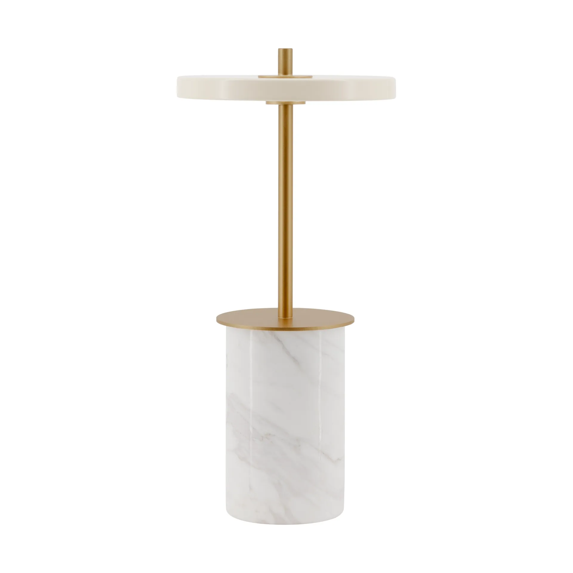 Asteria Move Mini tafellamp Ø12x25,5 cm, White marble Umage