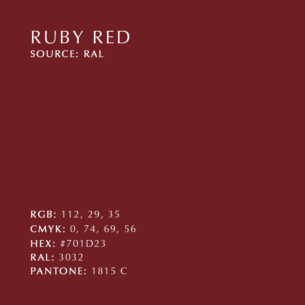Asteria tafellamp, Ruby red Umage