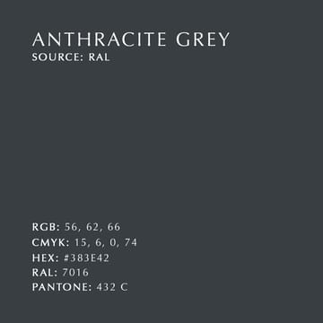 Asteria Up plafonnière medium - Anthracite grey - Umage