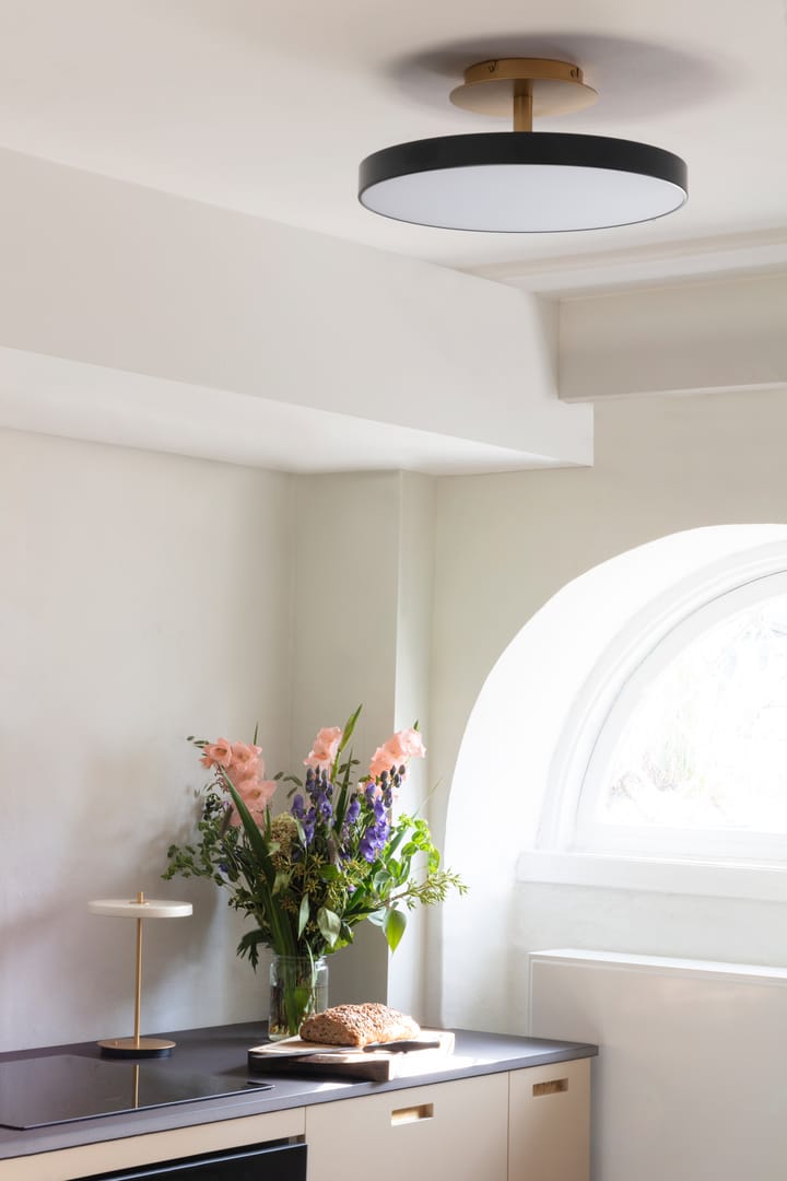 Asteria Up plafonnière medium, Anthracite grey Umage