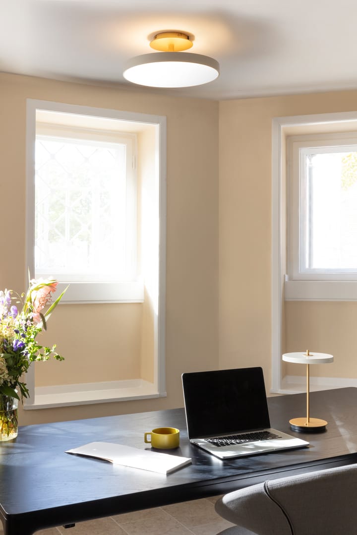Asteria Up plafonnière medium, Pearl white Umage