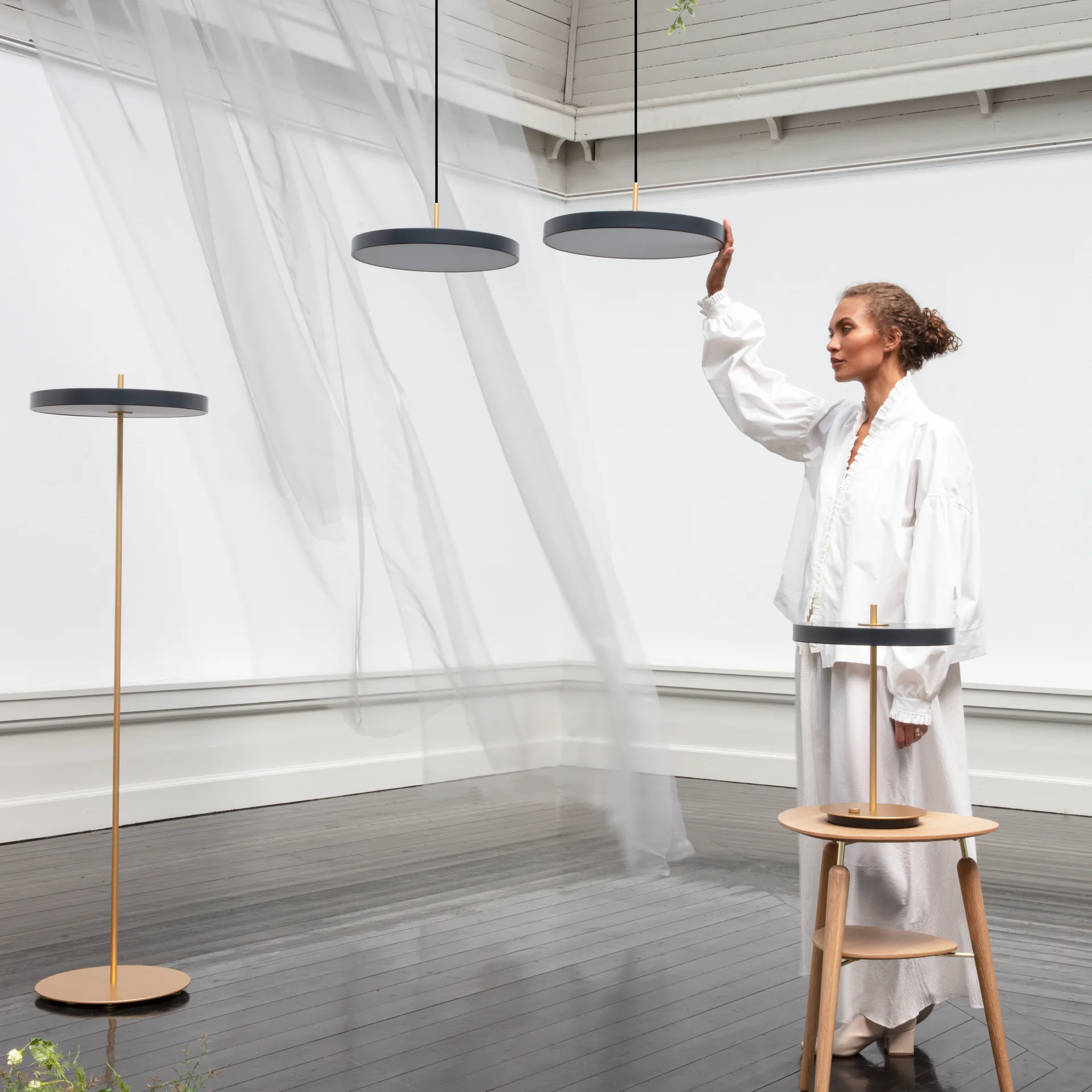 Asteria vloerlamp, Black Umage