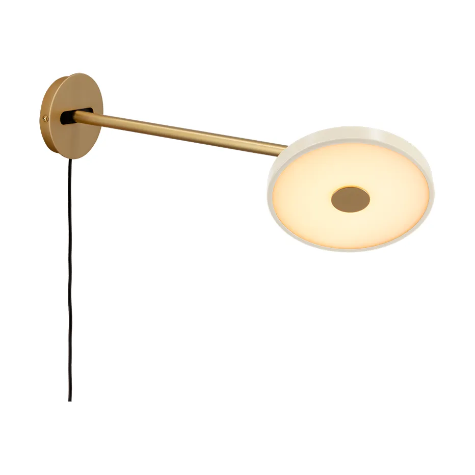 Asteria Wall long wandlamp, Parelwit Umage