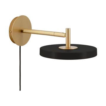 Asteria Wall short wandlamp - Zwart - Umage