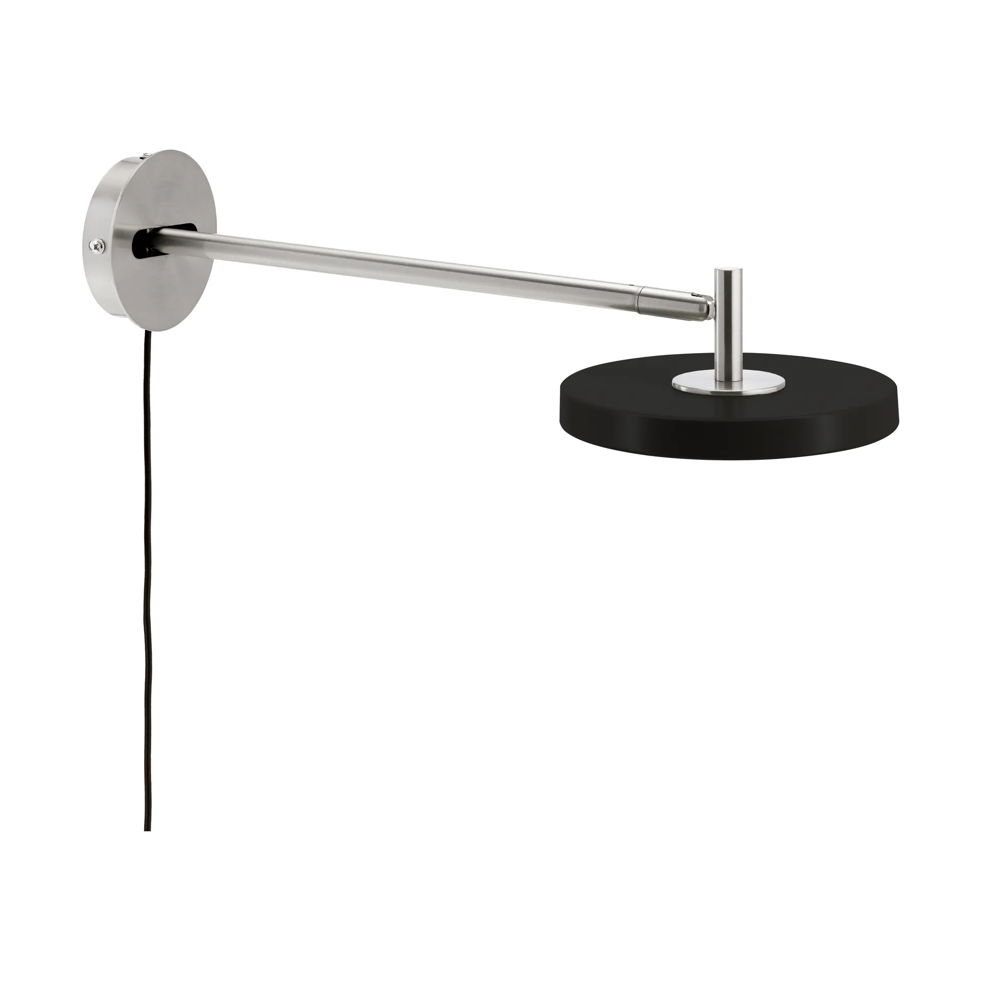 Asteria Wall wandlamp, Long, Black-chrome Umage
