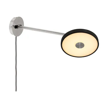 Asteria Wall wandlamp - Long, Black-chrome - Umage