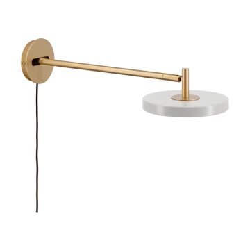 Asteria Wall wandlamp - Long, Nuance mist-brass - Umage