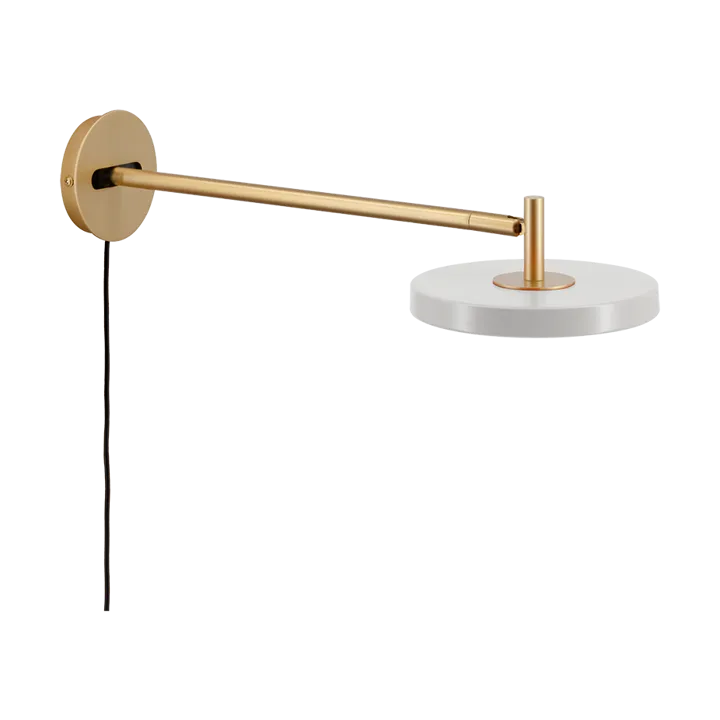 Asteria Wall wandlamp - Long, Nuance mist-brass - Umage