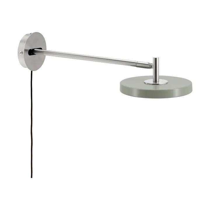 Asteria Wall wandlamp - Long, Nuance olive-chrome - Umage