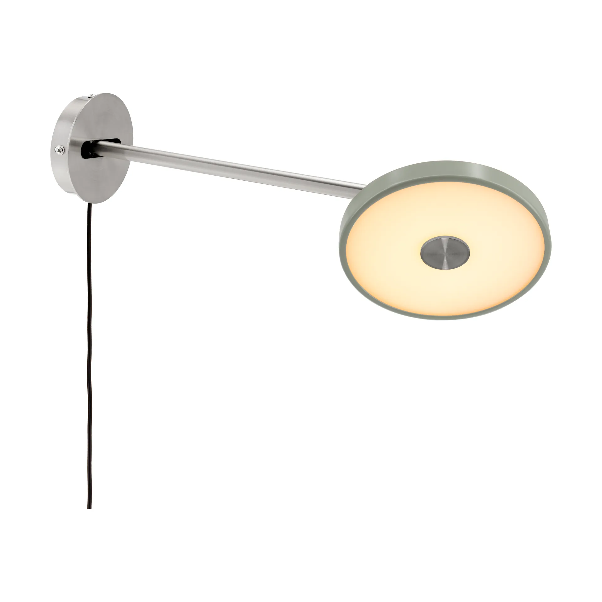 Asteria Wall wandlamp, Long, Nuance olive-chrome Umage