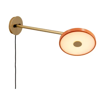 Asteria Wall wandlamp - Long, Nuance orange-brass - Umage