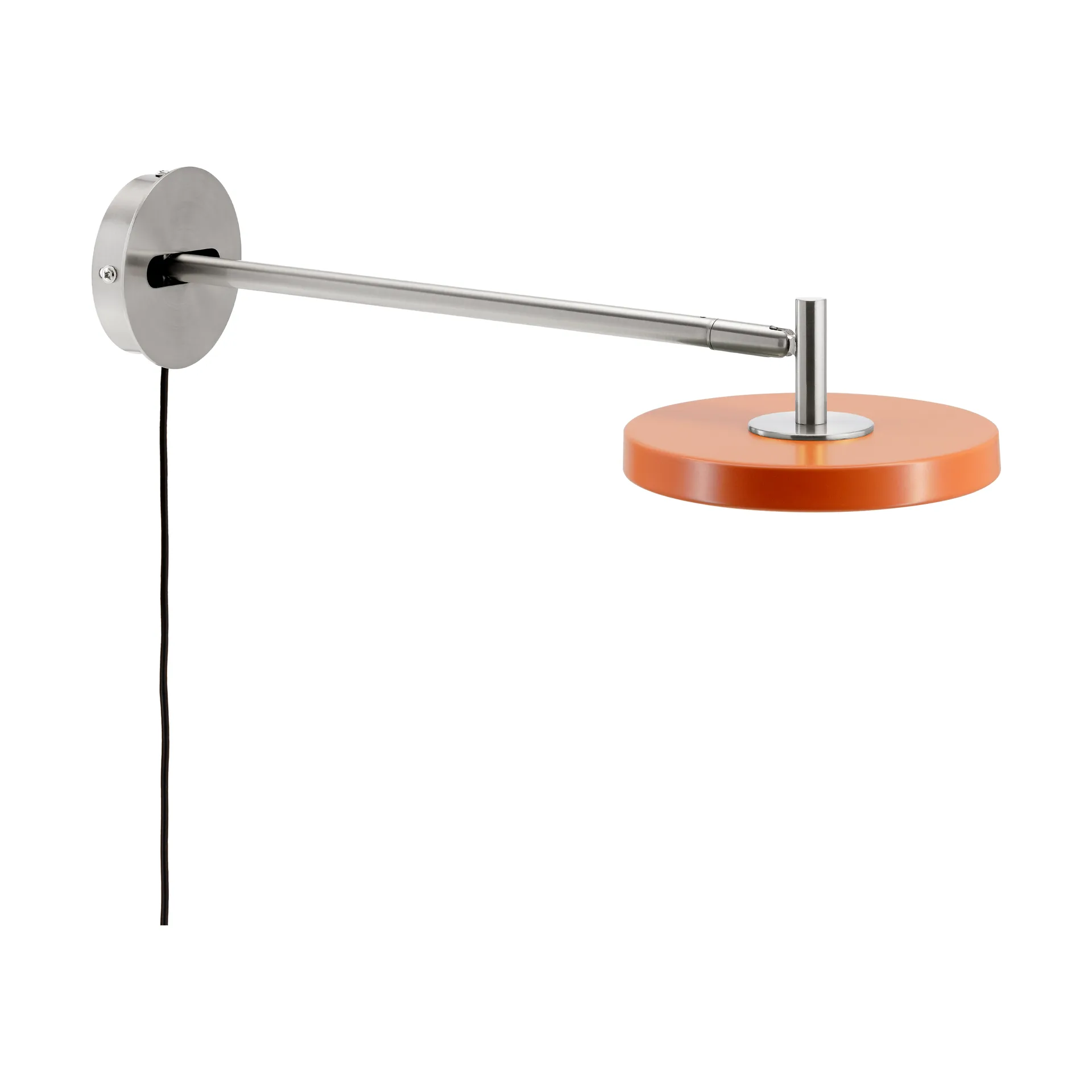 Asteria Wall wandlamp, Long, Nuance orange-chrome Umage