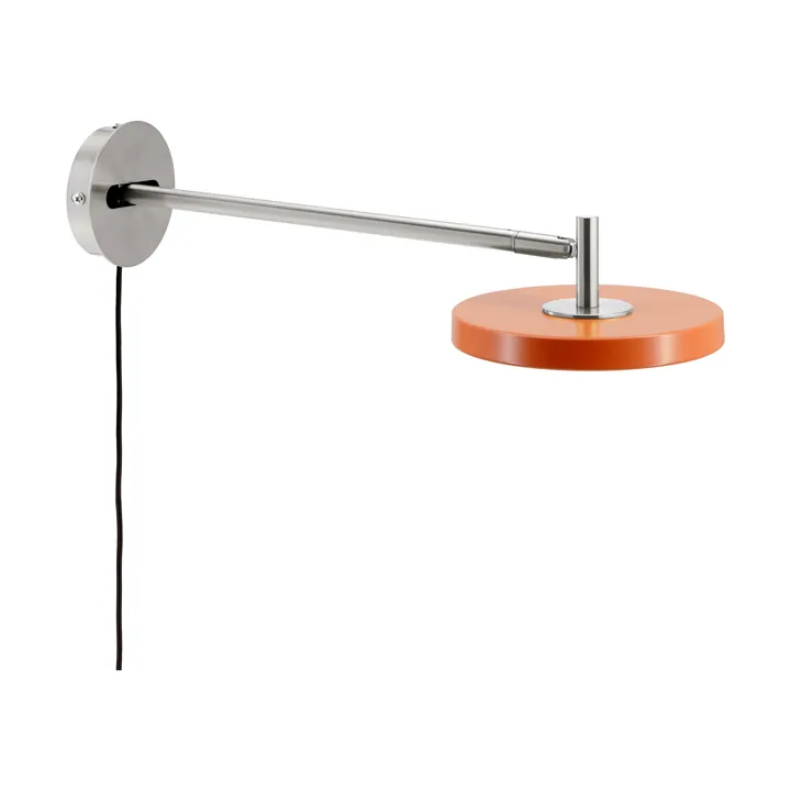 Asteria Wall wandlamp - Long, Nuance orange-chrome - Umage