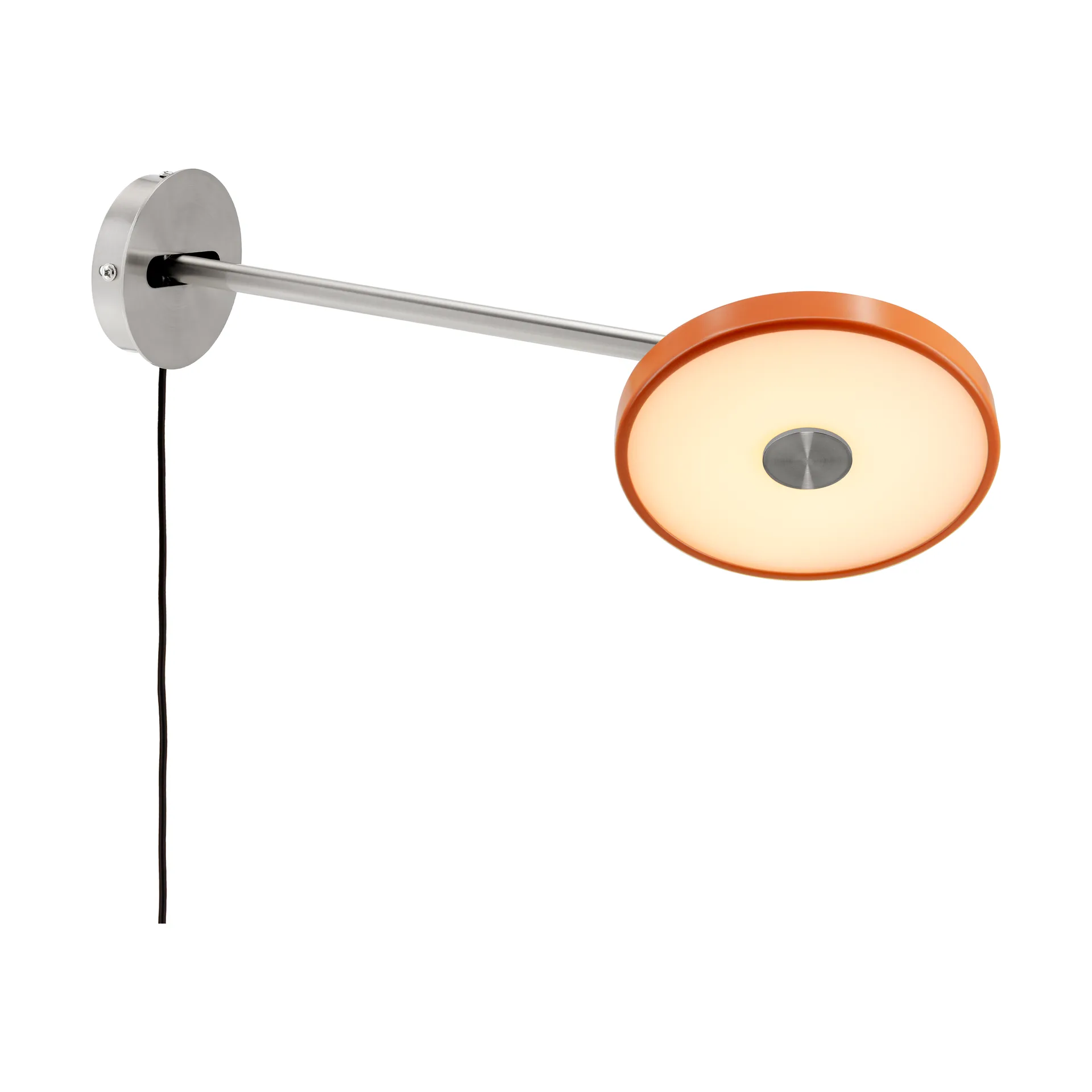 Asteria Wall wandlamp, Long, Nuance orange-chrome Umage