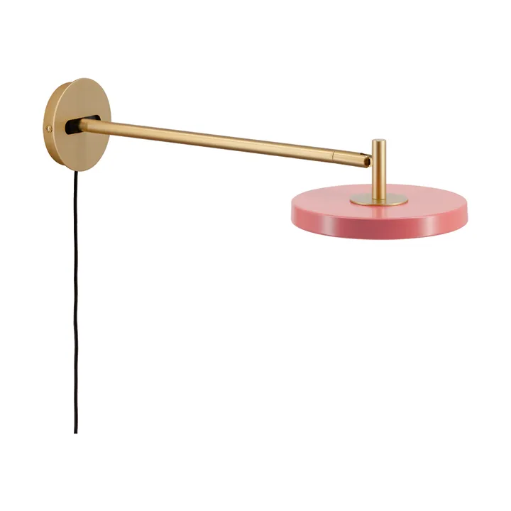 Asteria Wall wandlamp - Long, Nuance rose-brass - Umage