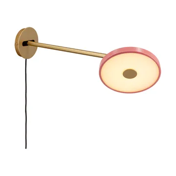 Asteria Wall wandlamp - Long, Nuance rose-brass - Umage
