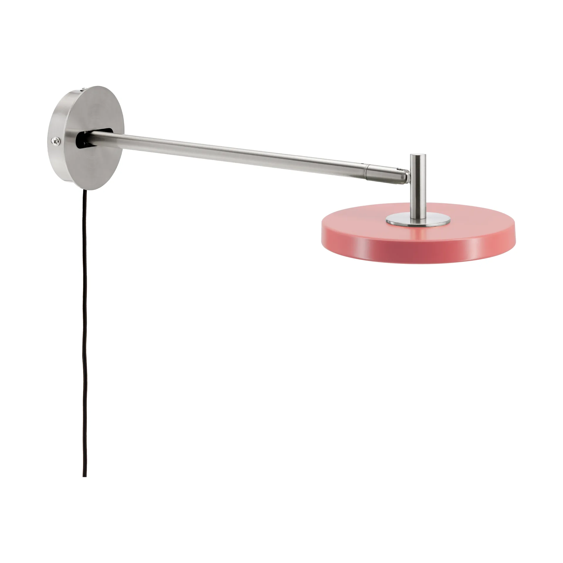 Asteria Wall wandlamp, Long, Nuance rose-chrome Umage