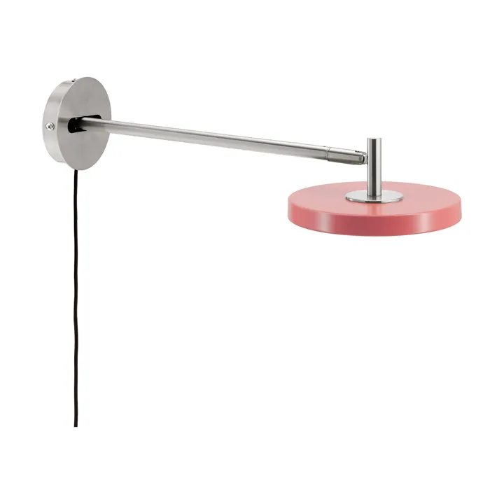 Asteria Wall wandlamp - Long, Nuance rose-chrome - Umage