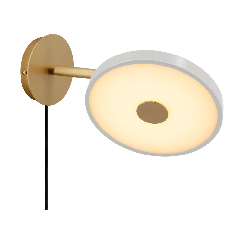 Asteria Wall wandlamp, Short, Nuance mist-brass Umage