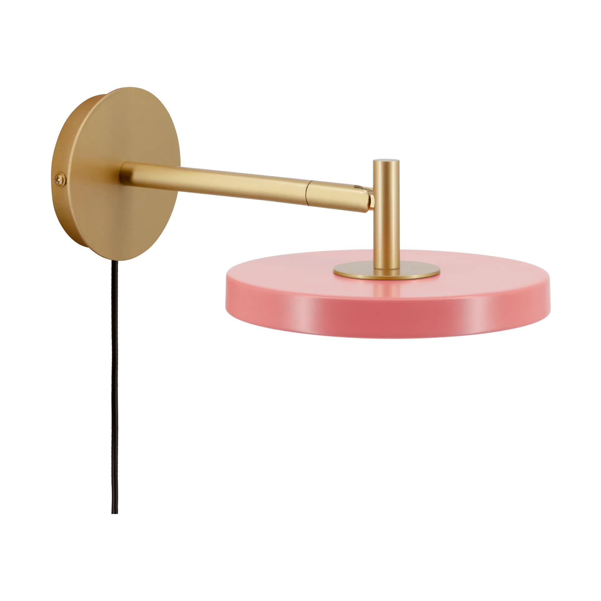 Asteria Wall wandlamp, Short, Nuance rose-brass Umage