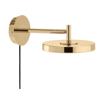 Asteria Wall wandlamp - Short, Polished brass - Umage