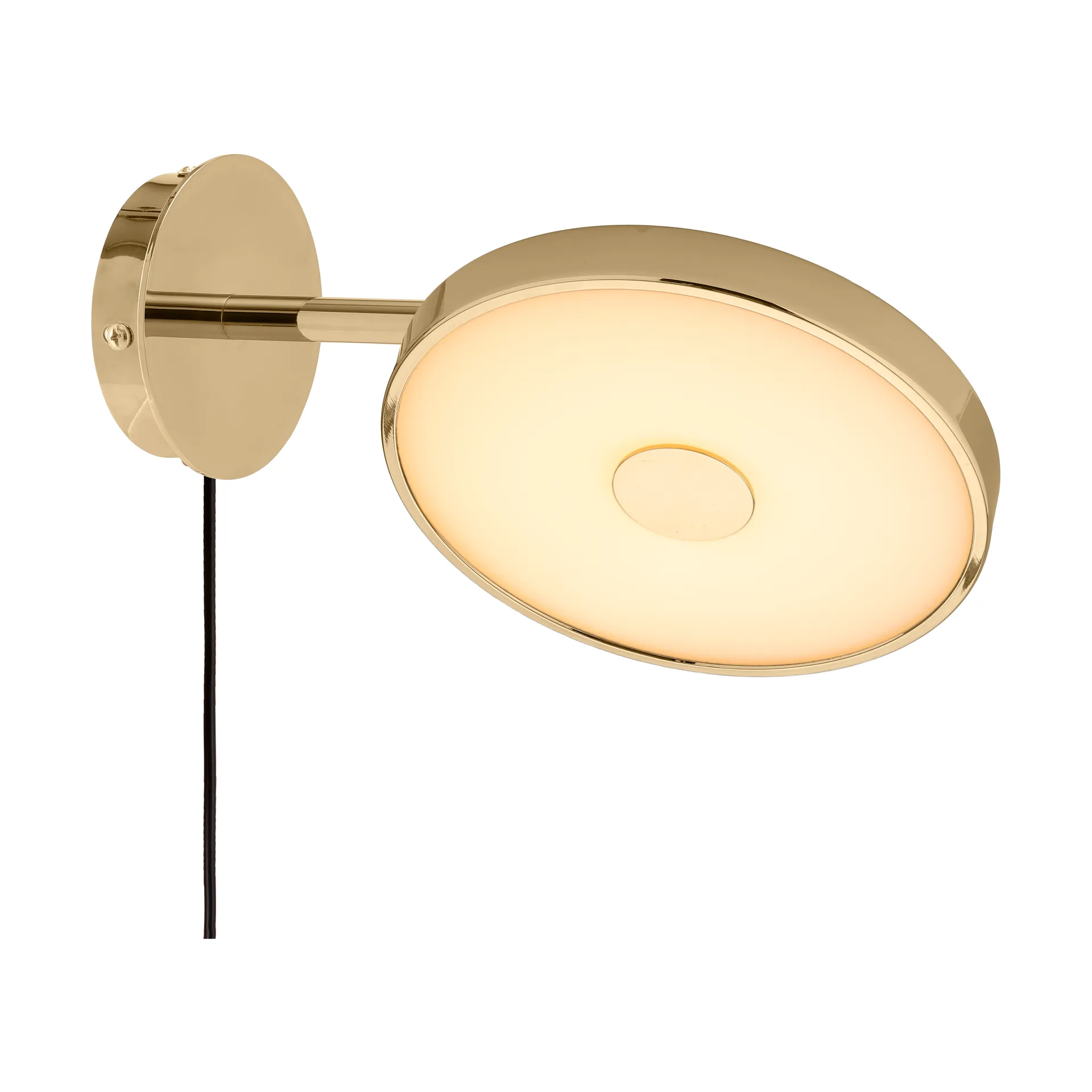 Asteria Wall wandlamp, Short, Polished brass Umage